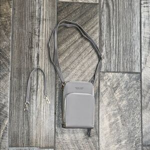 NWOT Forever Young Gray Crossbody Bag